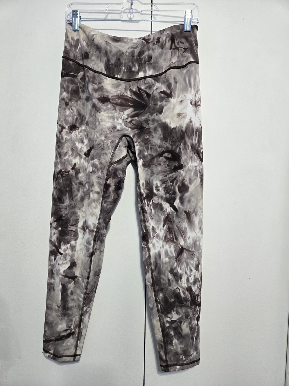 Gymshark XXL Gray Tie Dye High Rise 7/8 Ankle‎ Leggings Workout Yoga